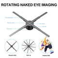 AURA Nano Hologram Fan - 25-42cm Convertible