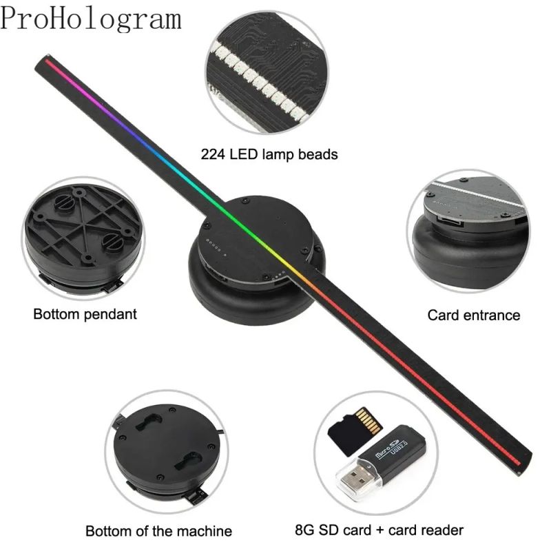AURA H2 Hologram Fan Pro Kit - 42cm with Content Library
