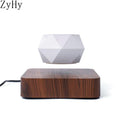 LEVITA Garden Walnut - Floating Pot on Wood Base