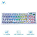 LATTICE F99 Pro - Smart-Display Transparent Mechanical Keyboard