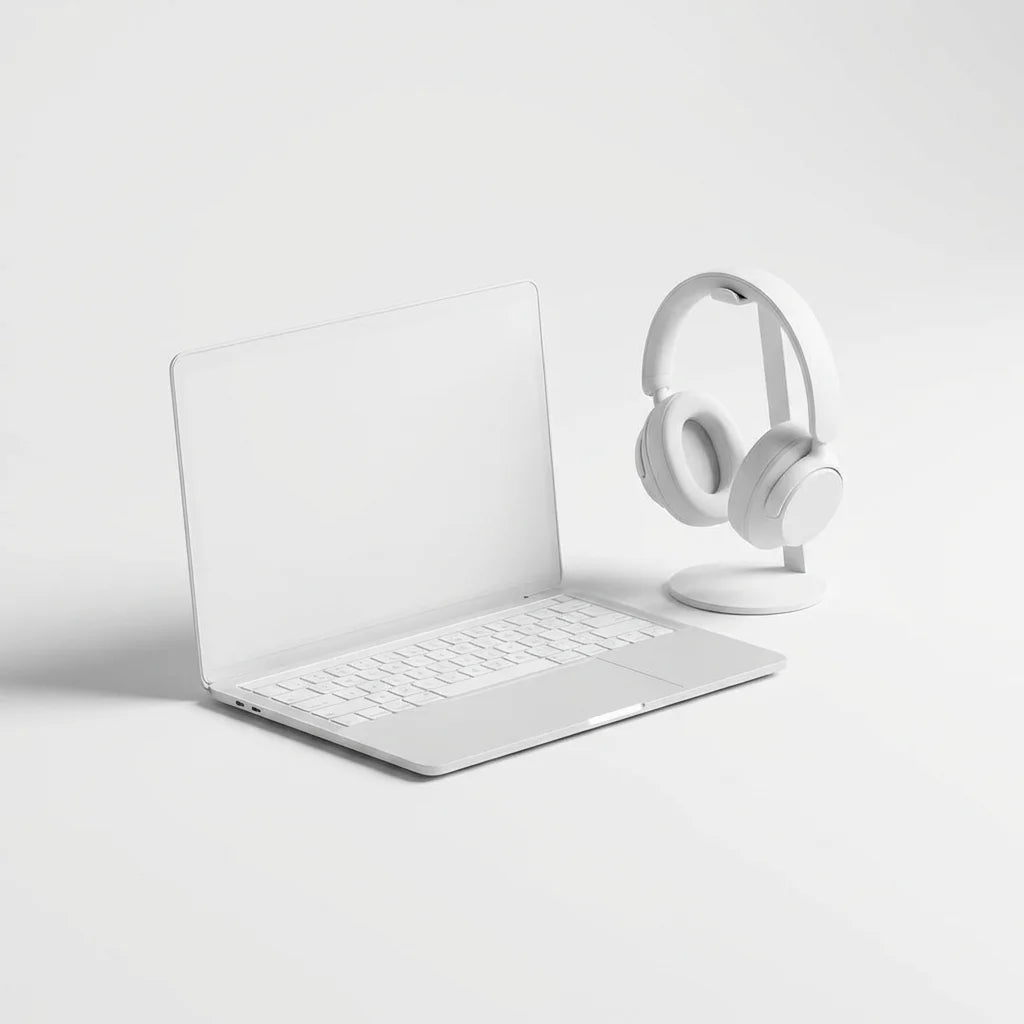 Minimalist Tech Hero Banner (Apple Style)