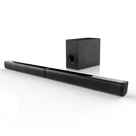 Home Cinema 2.1 Channel Soundbar with Subwoofer - 100W Detachable
