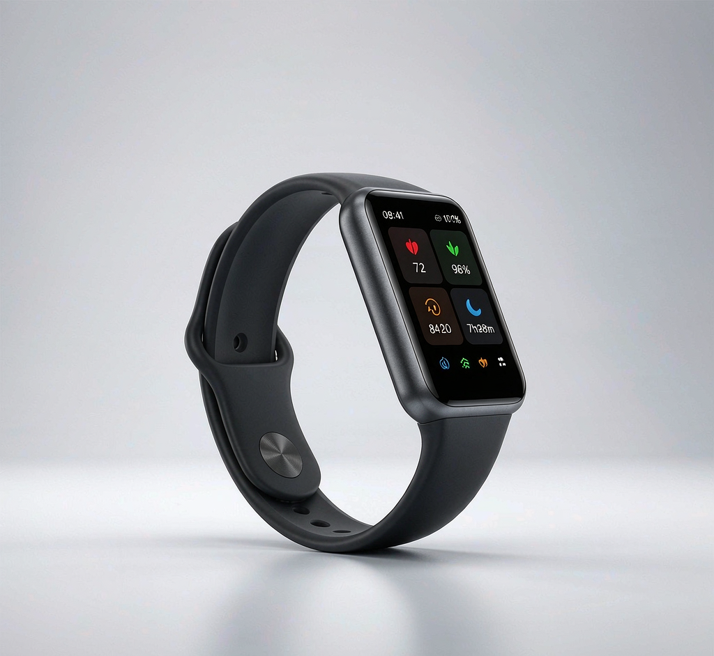 Ultra-Slim Smart Health Band — AMG Aluminium, 14-Day Battery