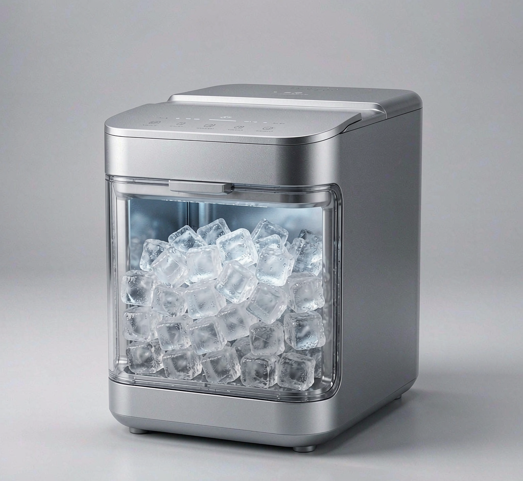 Countertop Nugget Ice Maker — Sonic-Style Chewable Ice
