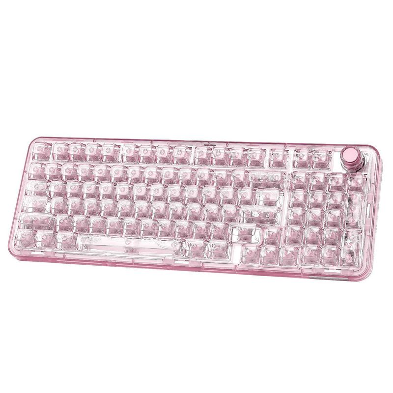 LATTICE X98 Blush - 98% QMK/VIA Transparent Mechanical Keyboard
