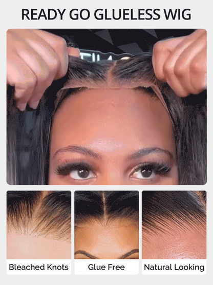 Last 4 hours of limited-time offer: Layer Cut Straight Short Bob Wig 13×4 HD Lace Pre-Everything Glueless Wig